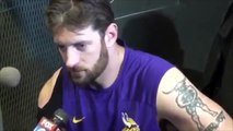 Watch super emotional Minnesota Vikings players reactions after loss at Philadelphia Eagles.