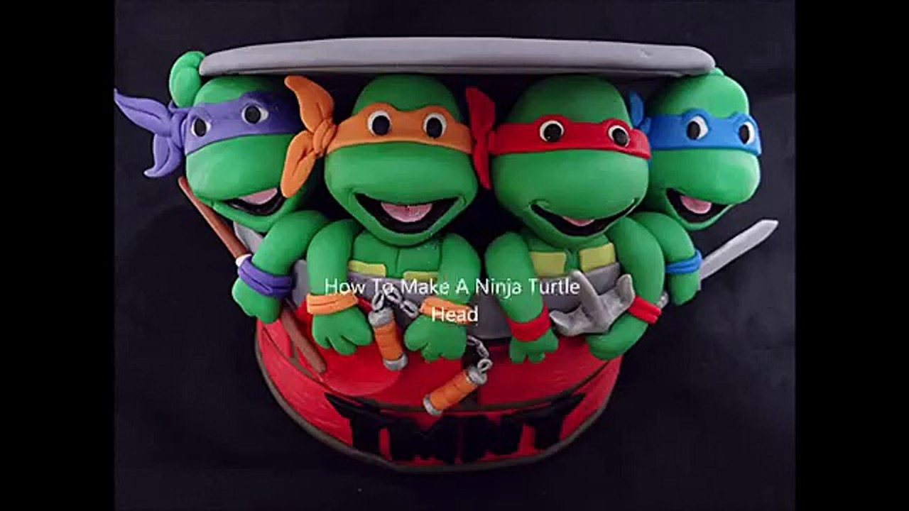 How To Make Fondant Ninja Turtles