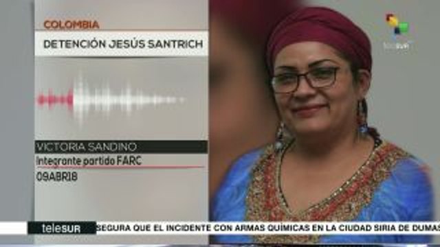 Colombia: FARC califica de montaje, detención de Jesús Santrich