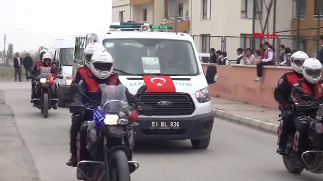 Niğde-Şehit Uzman Çavuş Son Yolculuğuna Uğurlandı