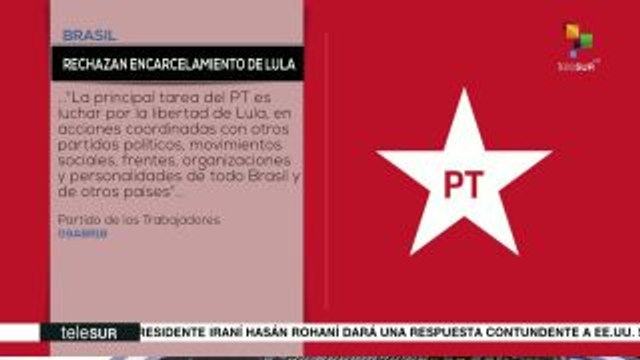 teleSUR noticias. Crecen manifestaciones en apoyo a Lula