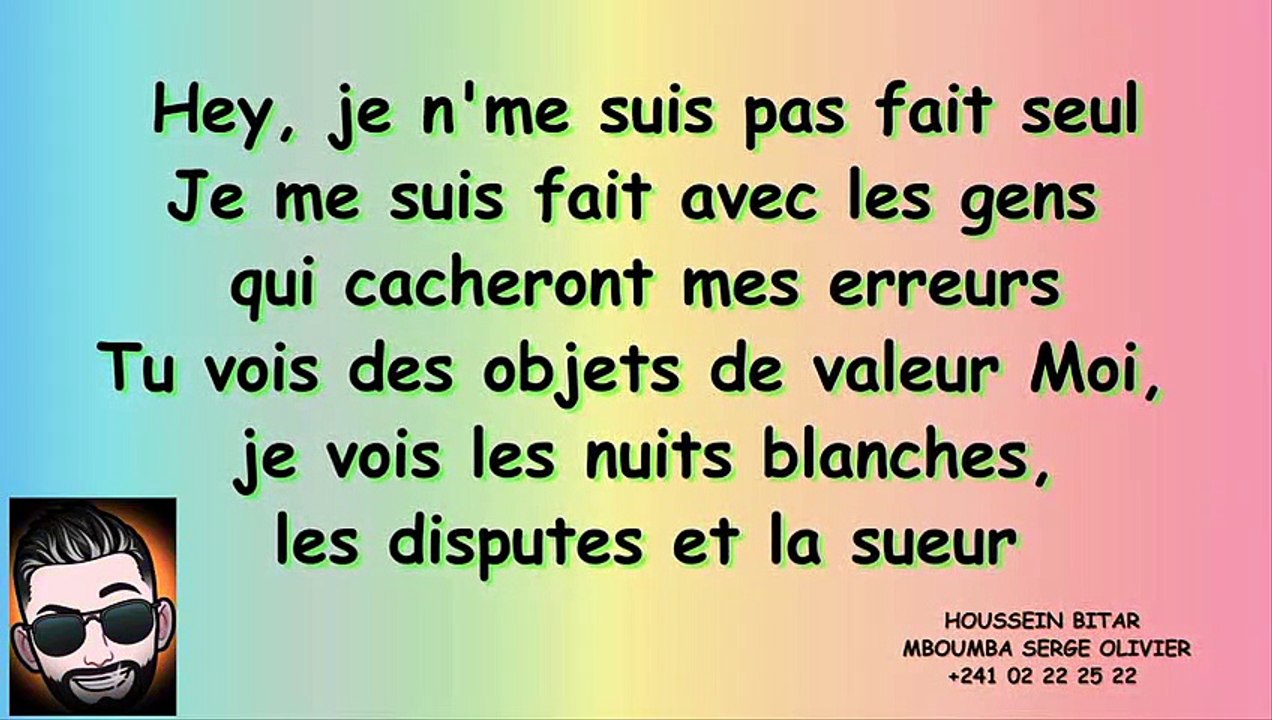 Maître Gims - Nos Valeurs (Paroles-Lyrics)
