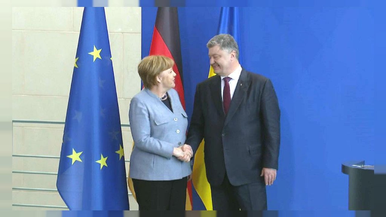 Poroschenko und Merkel wollen UN-Friedensmission für die Ost-Ukraine