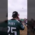 Philadelphia Eagles Fans Throw Bottles At Vikings Fans