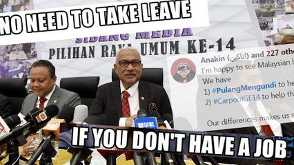 Descargar video: GE14 polling date sparks memes and #PulangMengundi campaign