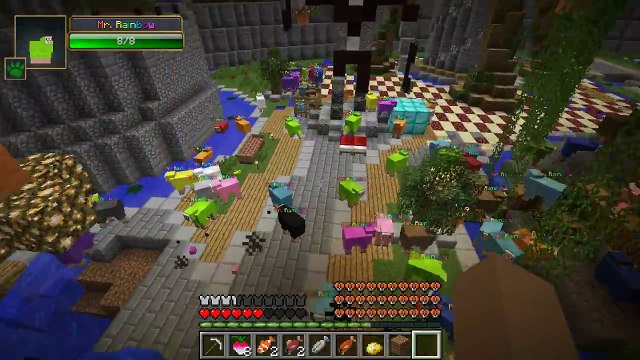 125.Minecraft- RAINBOW UNLUCKY BLOCK CHALLENGE GAMES - Lucky Block Mod - Modded Mini-Game