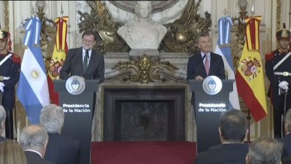 Mauricio Macri pide "revancha" a Rajoy por el 6-1 de España a Argentina