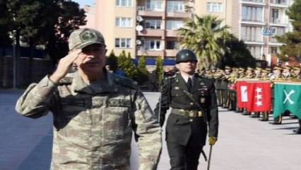 Genelkurmay Başkanı Akar, 1’inci Ordu Komutanlığında incelemelerde bulundu