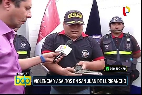 Cámaras captan violentos asaltos en calles de San Juan de Lurigancho