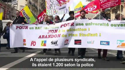 Universités: manifestation à Paris contre la "sélection" (2)