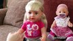 Baby Born Sister Doll: Drinks and Cries Real Tears ! Merry Christmas and Make Babydoll Hairstyles