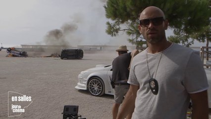 Carambolage de voitures pour Taxi 5 - Reportage cinéma