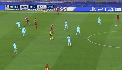 Edin Dzeko Goal - Roma 1-0 Barcelona - 10.04.2018 ᴴᴰ