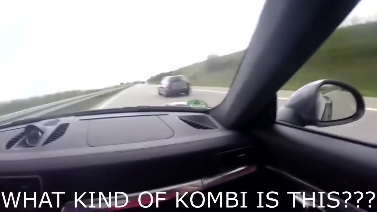 Se faire doubler par une vieille Audi RS4 toute moche alors que tu roules en Porsche 911