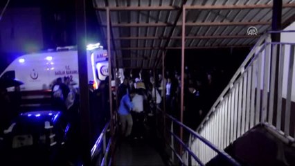 Güvenlik Korucularına Yıldırım İsabet Etti