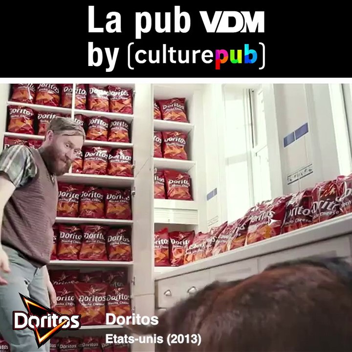 Aujourd'hui c'est la Pub VDM by CulturePub !Ici, Doritos vous informe sur la dangerosité de partager ses Doritos avec biquette...Pour voir les meilleures pub