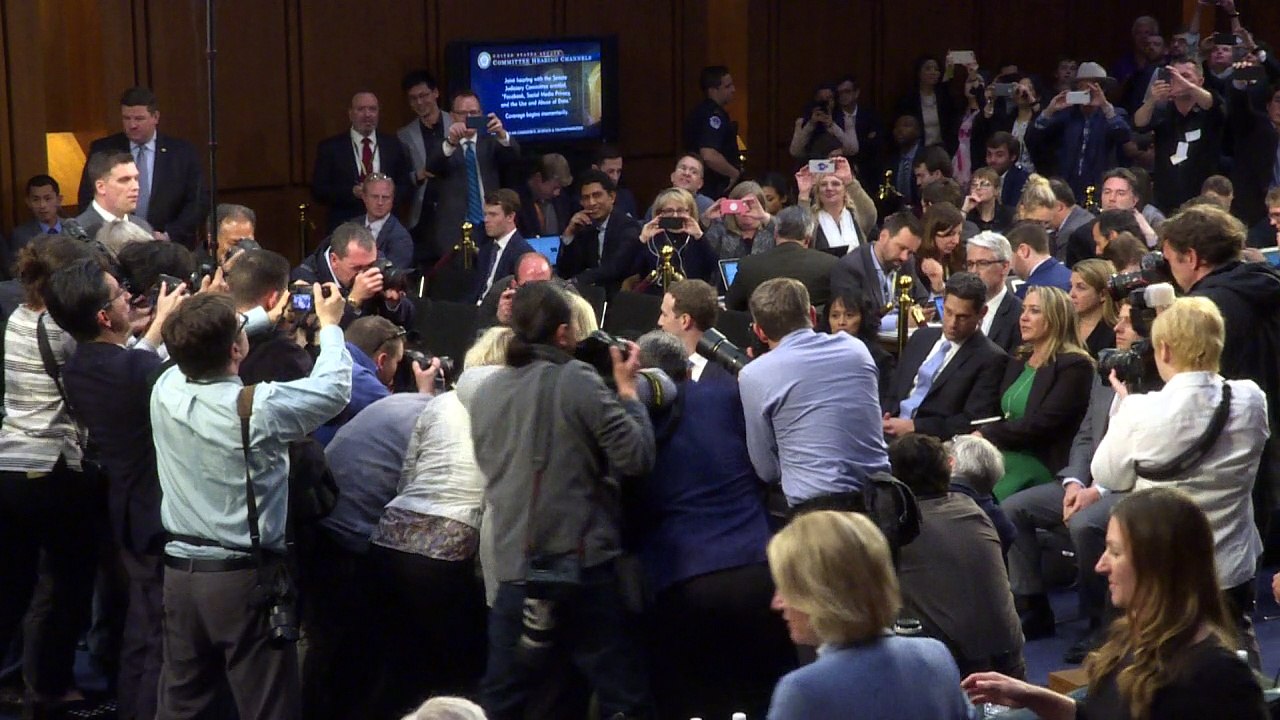 Zuckerberg tells Congress that data breaches are his "mistake"