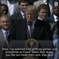 President Trump honors Alabama football at the White House