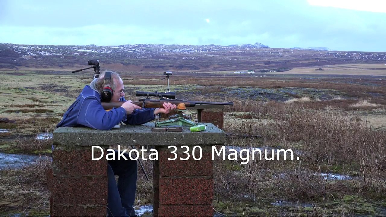 Dakota 330 rifle shooting firebomb at 100 yards.