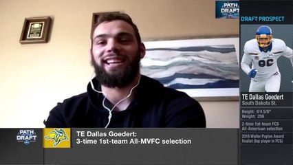 Dallas Goedert explains what inspired him to get into unicycling