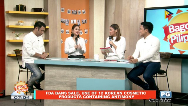 NEWS & VIEWS: FDA bans sale, use of 12 Korean cosmetic products containing antimony