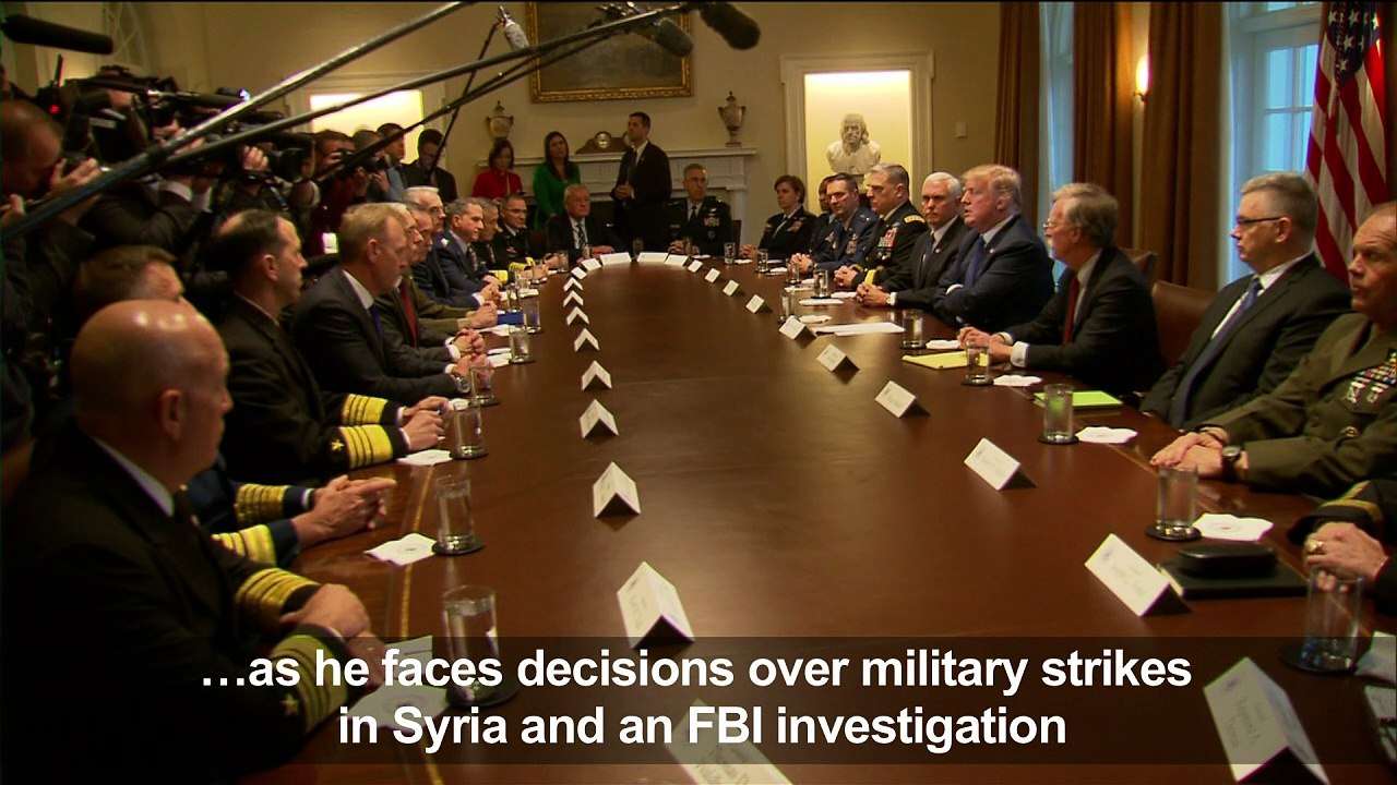 Trump stays in US to focus on Syria