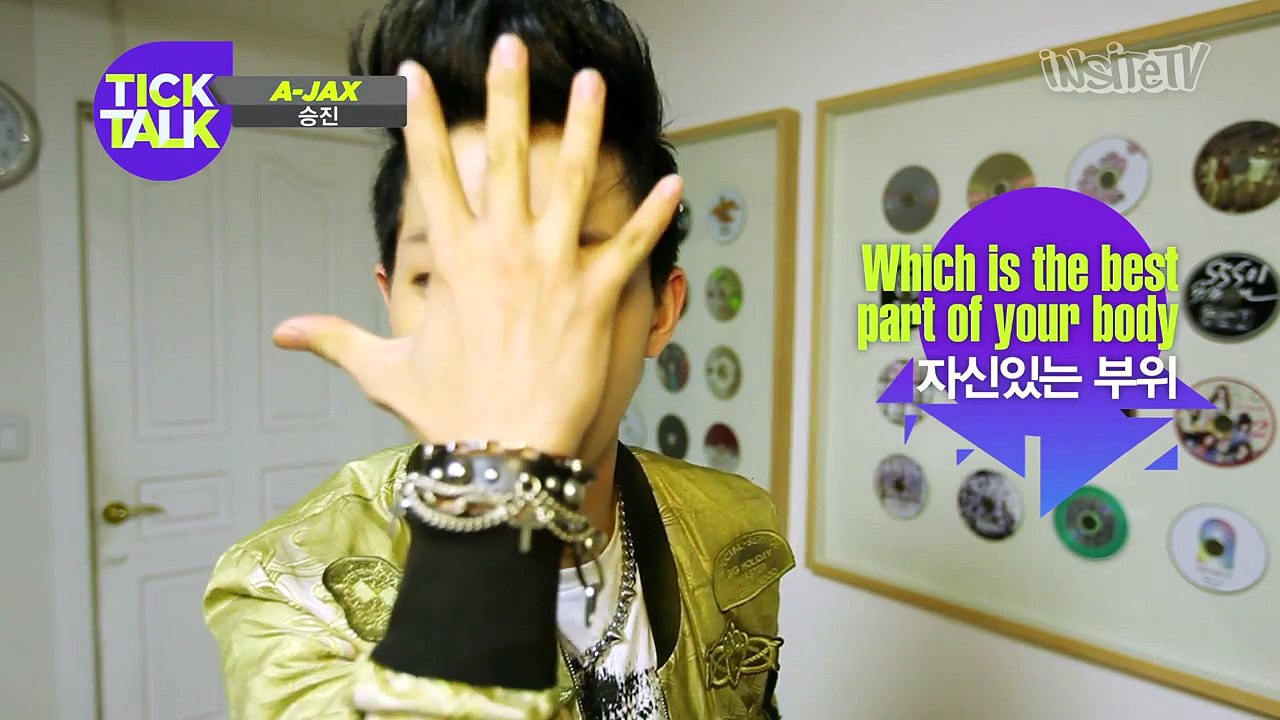 [120819] TICK TALK with A-JAX, The cute and youngest Seungjin - INSITE TV