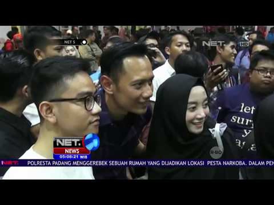 AHY Kunjungi Kedai Makanan Milik Gibran - NET 5