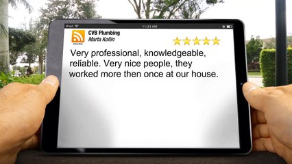 CVB Plumbing Poway Great 5 Star Review by Marta  Kollin