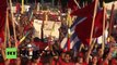Raúl Castro asiste al desfile del primero de mayo y a las masivas marchas en La Habana