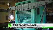 RT, rumbo a Ecuador en el avión ruso con ayuda humanitaria