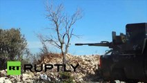 Así se ve desde el cielo cómo el Ejército sirio repele una ofensiva terrorista en Latakia