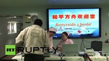 Un buque hospital chino ofrece atención médica gratuita a miles de peruanos