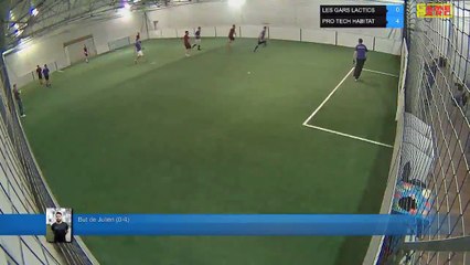 But de Julien (0-4) - LES GARS LACTICS Vs  PRO TECH HABITAT - 10/04/18 20:00 - LIGUE 1