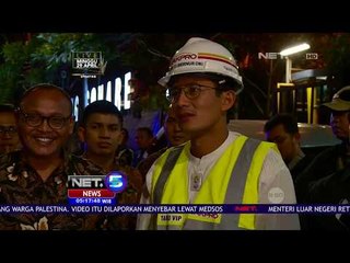 Sandiaga Uno Tinjau Lokasi Underpass Matraman -NET5