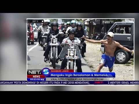 Foto Pemuda Kejar Presiden Jokowi Viral, Karena Dia Mengaku Ingin Bersalaman&Memeluk Presiden -NET5