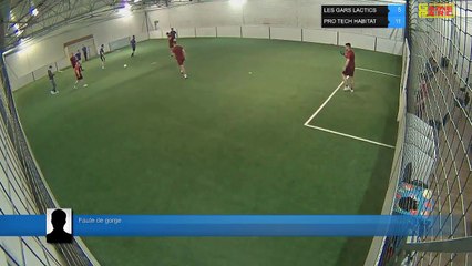 Faute de gorge - LES GARS LACTICS Vs  PRO TECH HABITAT - 10/04/18 20:00 - LIGUE 1