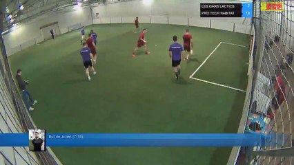 But de Julien (7-18) - LES GARS LACTICS Vs  PRO TECH HABITAT - 10/04/18 20:00 - LIGUE 1