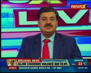 After yesterday's protests at Chepauk stadium; Rajinikath took to twitter and lashes out over protest