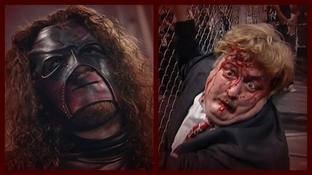 Kane & Mankind w/ Paul Bearer vs The Undertaker & Steve Austin Hell in a Cell Tag Team Match 6/15/98