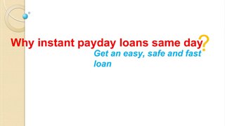 Fulfilling Few Preconditions Is Compulsory For Obtaining Instant Payday Loans Same Day