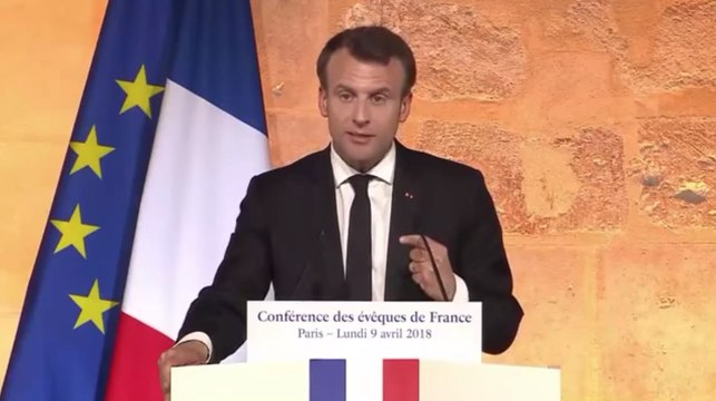 Le discours aux évêques d'Emmanuel Macron