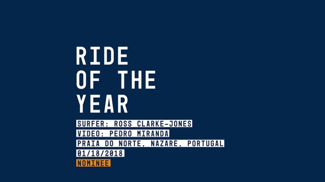 Les vagues de l'année des Big Wave Awards 2018. - Adrénaline - Surf