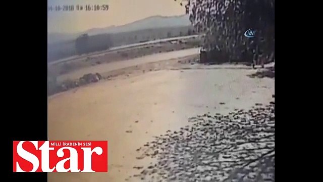 Sanatçı Kabaklı’nın geçirdiği kaza anı kameralarda