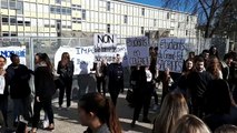 Mulhouse: mobilisation contre la baisse des aides régionales au lycée Schweitzer