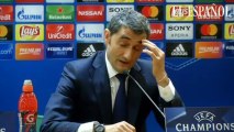 Valverde habla tras la eliminación del Barça de la Champions