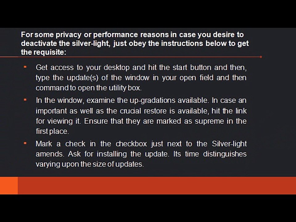 Microsoft Support Aids to Enable and Disable the Silver Light
