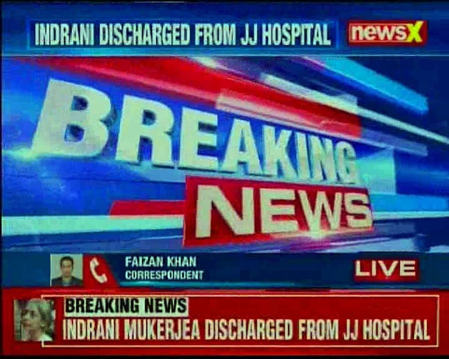 Indrani discharged from JJ hospital; will be taken to Byculla jail