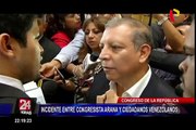 Marco Arana y delegación de Venezuela protagonizan incidente en Congreso