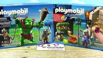 Playmobil Knights - GIANT Troll with Dwarf Fighters and Kings Treasure Guard!